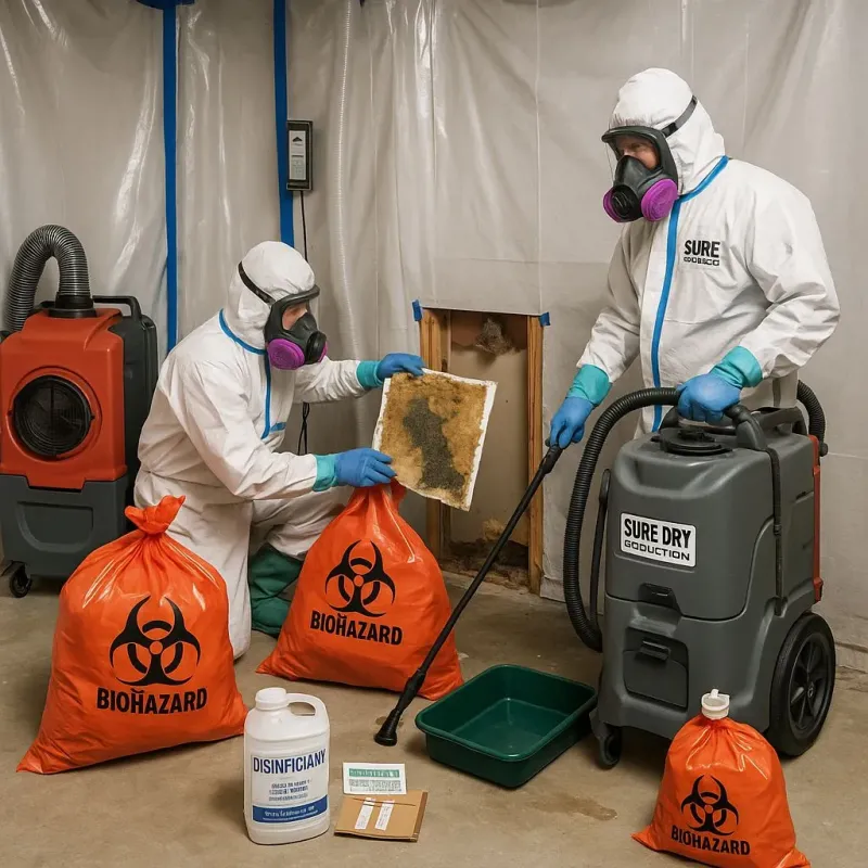 Contaminated Water Handling Protocols process in Lockport Heights, LA